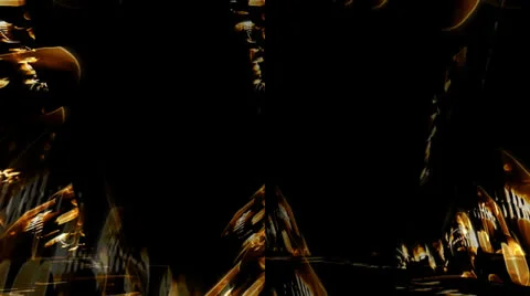 Golden Skulls Motion Mapping Видео 24719592