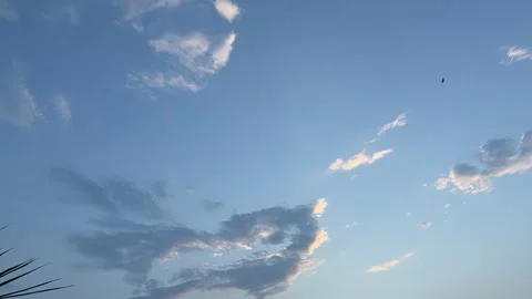 Golden Sky Timelapse - Sunset Clouds in Motion Stock Footage 309205633