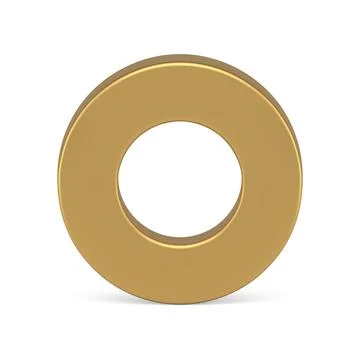 Golden slim ring vertical circle bubble architecture border realistic vecto.. Stock Illustration