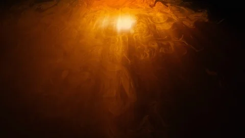 Golden Smoke Light Stock Footage 85631029
