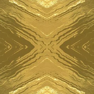 Golden smooth surface with convex irregularities. Yellow seamless texture.  Stock Illustration