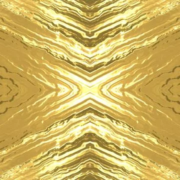 Golden smooth surface with convex irregularities. Yellow seamless texture.  Stock Illustration