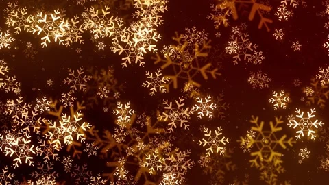 Golden Snow Fall With Dust Stock Footage 318961863