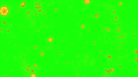 Golden snow flakes explosion on a a Black, Green, Blue Background. Stock Footage 257344120