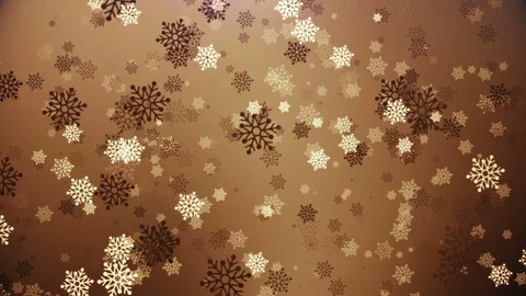 Golden Snow Stock Footage 89838370
