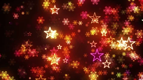 Golden Snowfall 5 Stock Footage 120467643