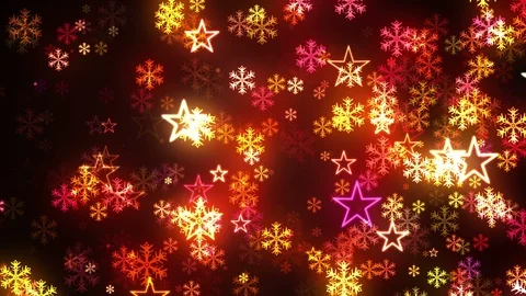 Golden Snowfall 6 Stock Footage 120468093