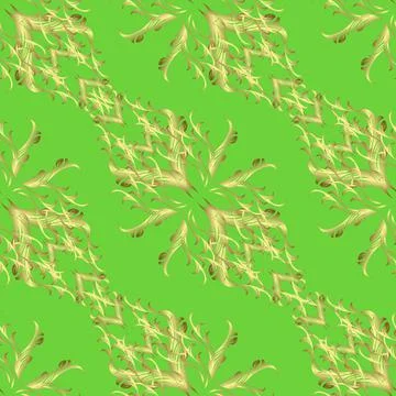 Golden snowflake simple pattern. Symbol of winter, Merry Christmas holiday, Happ Stock Illustration