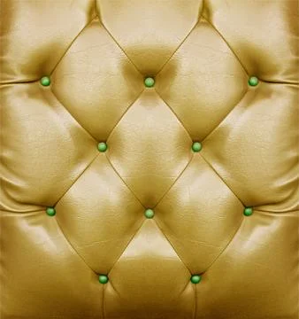 Golden sofa pattern surface for background Stock Photos