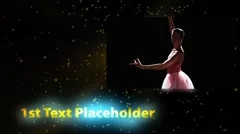 Golden Space Stock After Effects