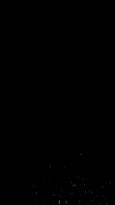 Golden Spark and Confetti Explosion on Black Stock Footage 342630867