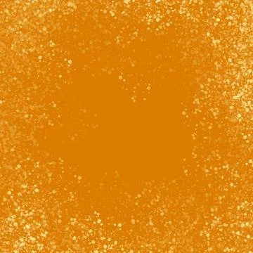 Golden Sparkle Border Abstract Background Stock Illustration