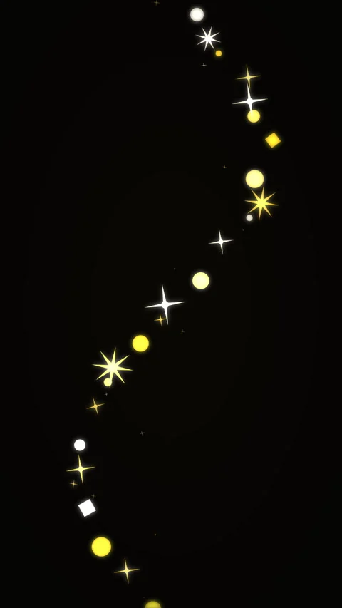 Golden sparkle glitter wave loop animation on dark night background Stock Footage 346645214