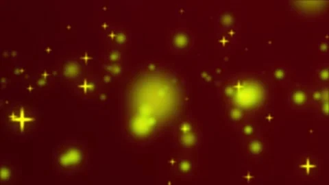 Golden sparkle particle motion background with glowing bokeh lights, festive sea 库存影片 339544067