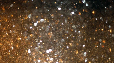 Golden sparkles background Stock Footage 36031781