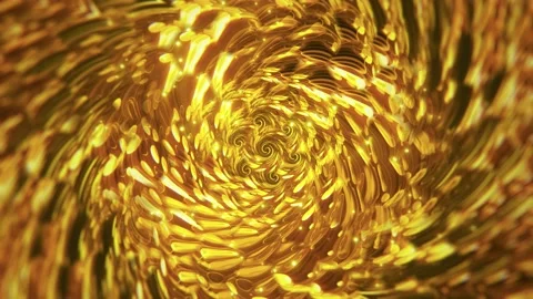Golden Sparkling Radial Pattern Stock Footage 153122173