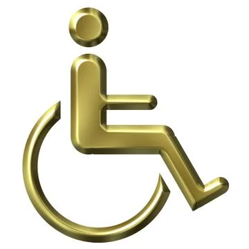 Golden Special Needs Stock Illustration