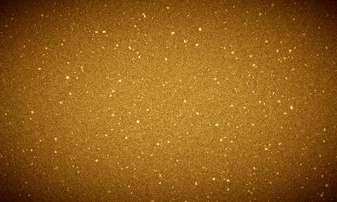 Golden speckled background texture with shiny dust and dark vignette for de.. Stockillustratie