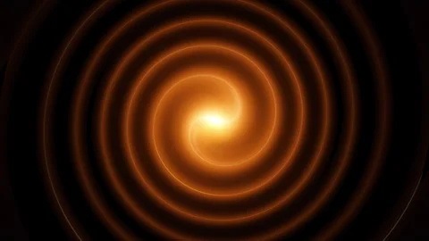Golden spiral light in the dark 스톡 동영상 320138282