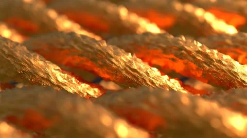 Golden spirals modifying 3d 4k looped animation Stock Footage 201432292