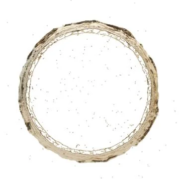 Golden splash radial 3d rendering Stock Illustration