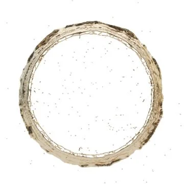 Golden splash radial 3d rendering Stock Illustration