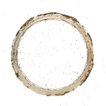 Golden splash radial 3d rendering Stock Illustration