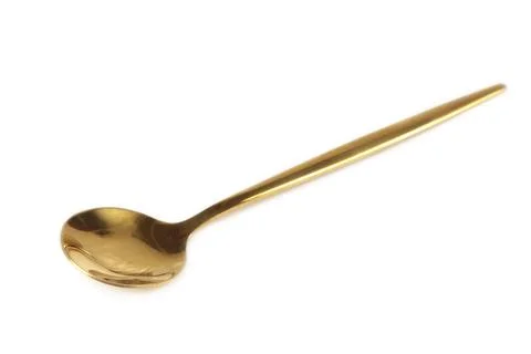 Golden spoon Stock Photos