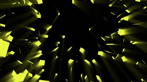 Golden square background animation Stock Footage 65818549