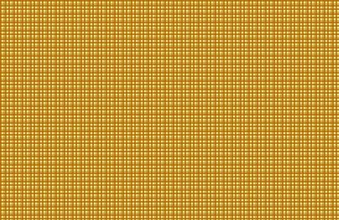 Golden square grid pattern with soft light and shadow effects 库存插图