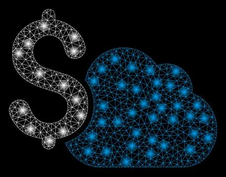 Golden Square Mosaic Cloud Banking イラスト素材