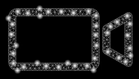 Golden Square Pattern Cinema Stock Illustration