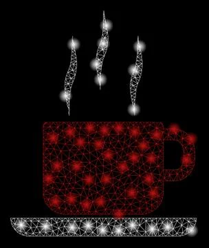 Golden Square Pattern Coffee Break Illustrazione stock