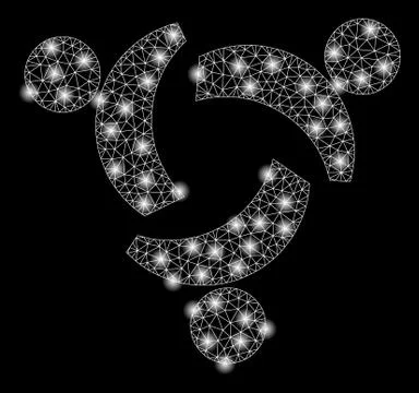 Golden Square Pattern Community Stock Illustration