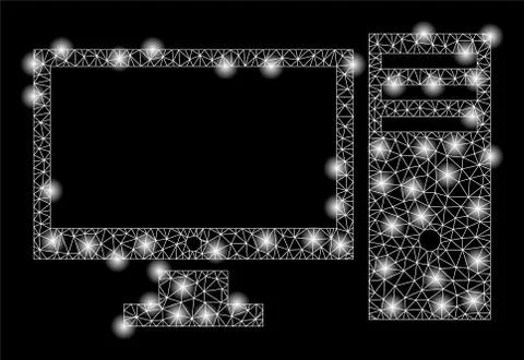 Golden Square Pattern Computer イラスト素材