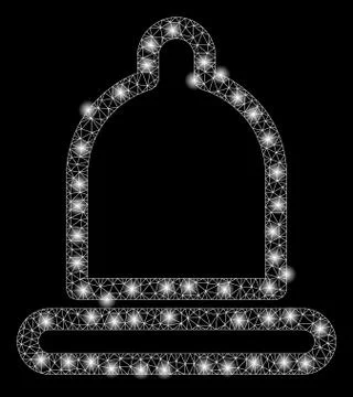 Golden Square Pattern Condom Stock-Illustration