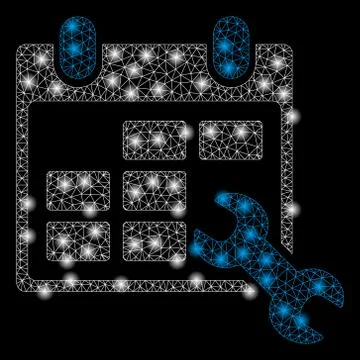 Golden Square Pattern Configure Timetable Stock Illustration