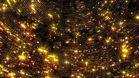 Golden Squares background Stock Footage 102435982