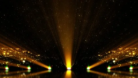 Golden Stage Background Loop Stock Footage 153671018