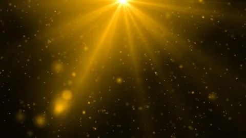 Golden stage with light effect green screen background Stock Footage 295474882