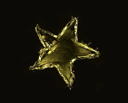 Golden Star Stock Illustration