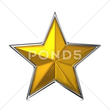 Golden star, reward cocept. Stock Illustration