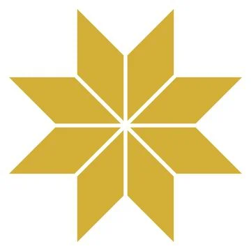 Golden Star: A Timeless, Elegant, and Scalable Vector Graphic Illustration. Stock Illustration
