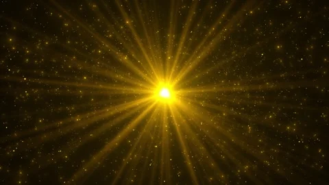 Golden Starburst Rays Celebration Background Stock Footage 340408875