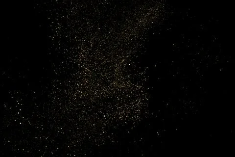 Golden stardust vector Stock Illustration