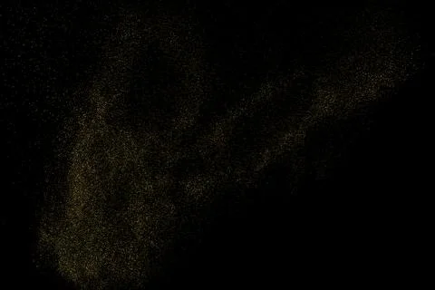 Golden stardust vector Stock Illustration