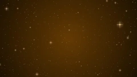 Golden Starry Night Background | Elegant Brown Gold Sparkle Space Texture Stock Footage 342734095