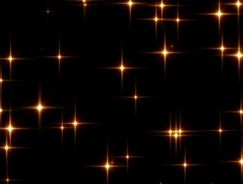 Golden starry sky 4k loop Stock Footage 88131430