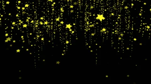 Golden stars background. Loopable. 스톡 동영상 67359120
