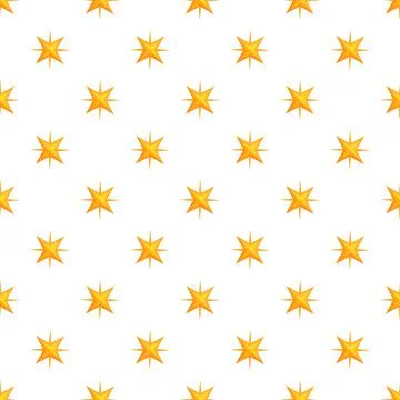 Golden stars repeating pattern bright sparkling background Stockillustratie
